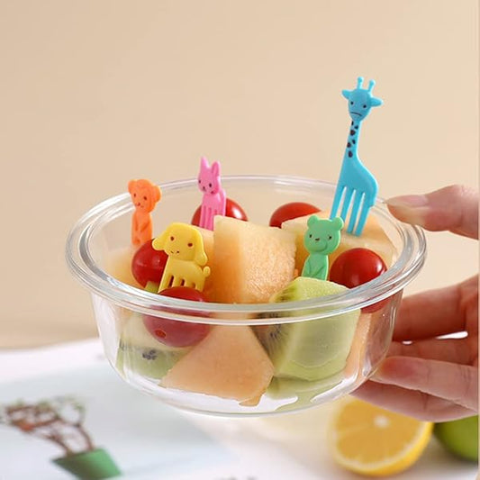 10Pcs Cartoon Fork Set, Kitchen Accessories