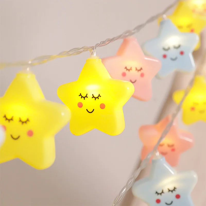 10Pcs Colorful Star Light, Home and Living