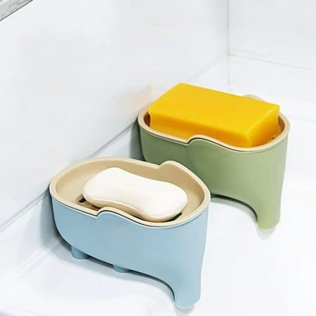 Elephant Shaped Soap Holder With Drainer