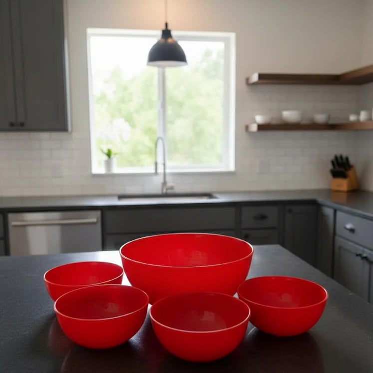 5Pcs Daily Use Home Dining Bowls