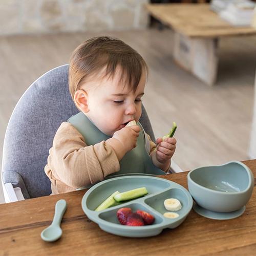 8PCS Eco Friendly Silicone Baby Dining Set