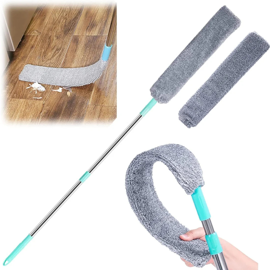 Flexible Head Telescopic Floor Mop System