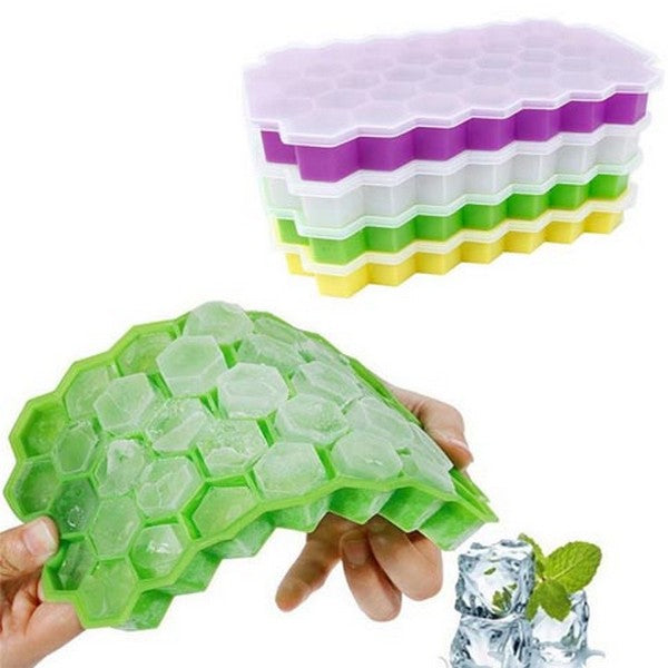 Honeycomb Ice Maker Tray With Lid