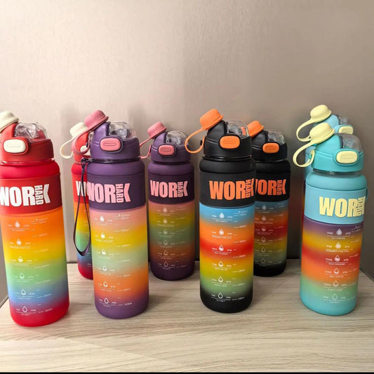 Multicolor Water Bottle