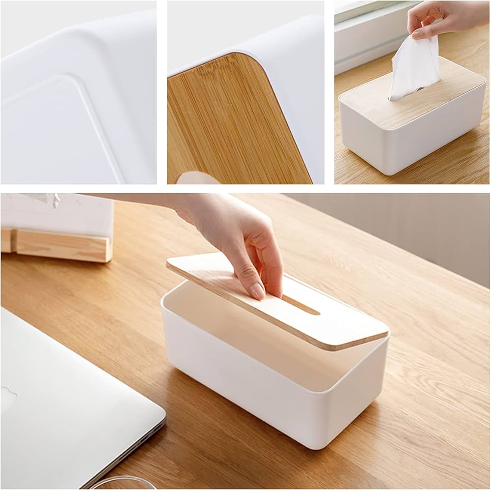 Wooden Texture Tissue Box
Home and Living