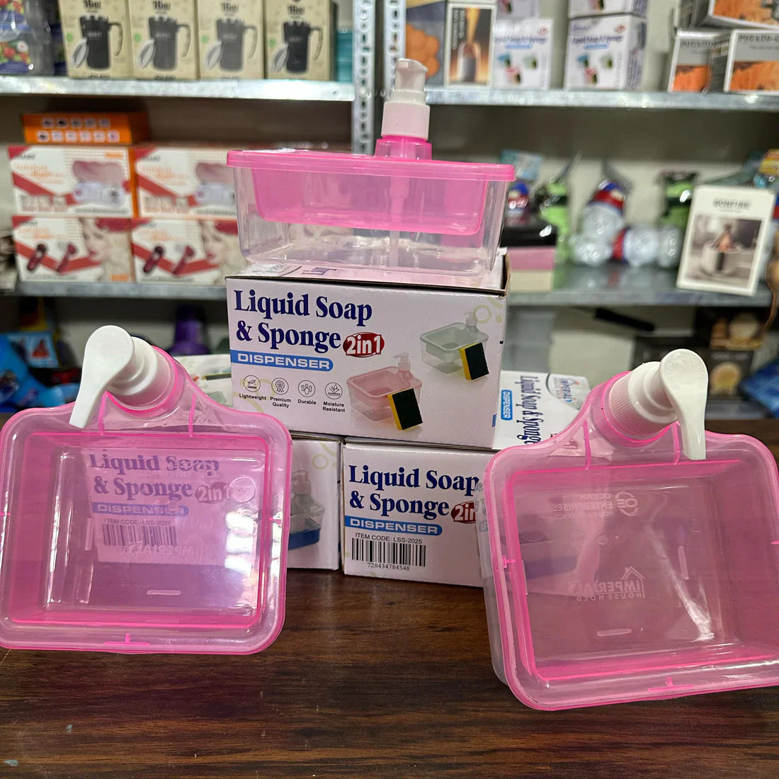 Square Topped Soap Dispenser