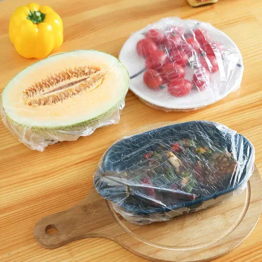 100Pcs Disposable Plastic food Wrap Under 1$