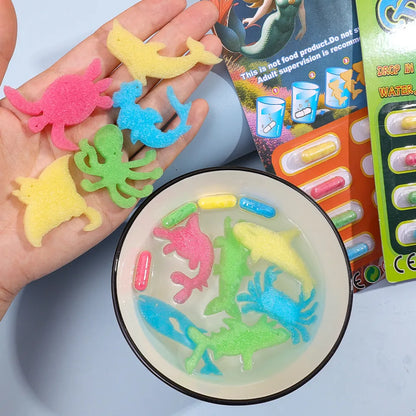12Pcs Growing Animal Capsules