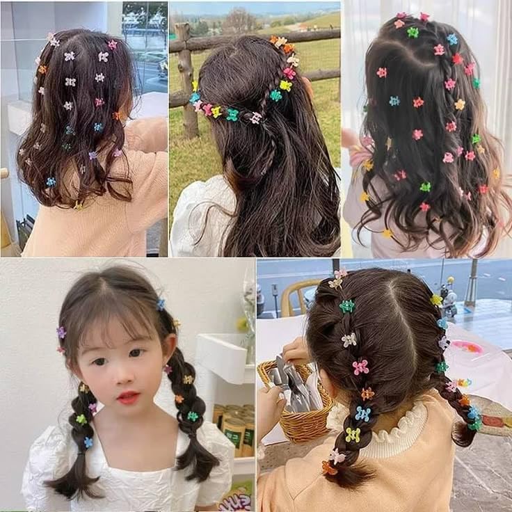 12Pcs Small Hair Clips