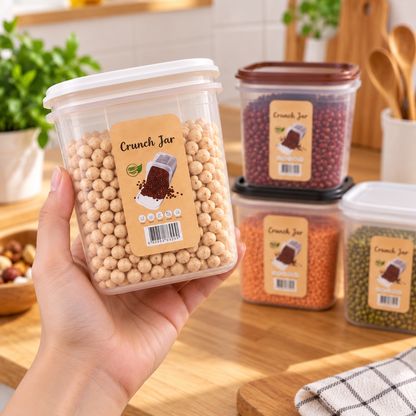 1Pcs Airtight Kitchen Storage Jar 850ml BPA Free Food Container