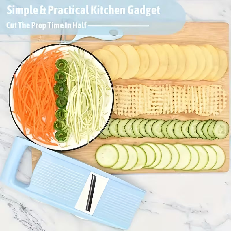 5 In 1 Handheld Vegetable Grater & Slicer