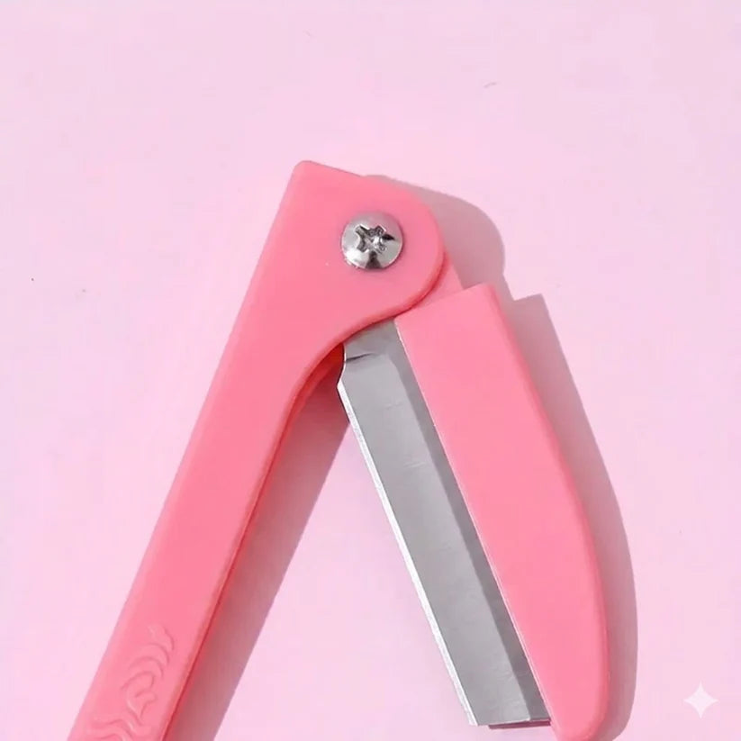 3Pcs Gentle Smooth Edge Foldable Brow Razor Kit