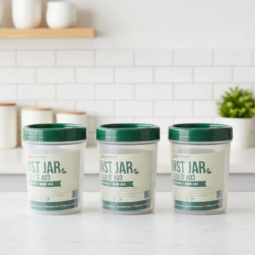 Twist Jar 400ml Pack of 3