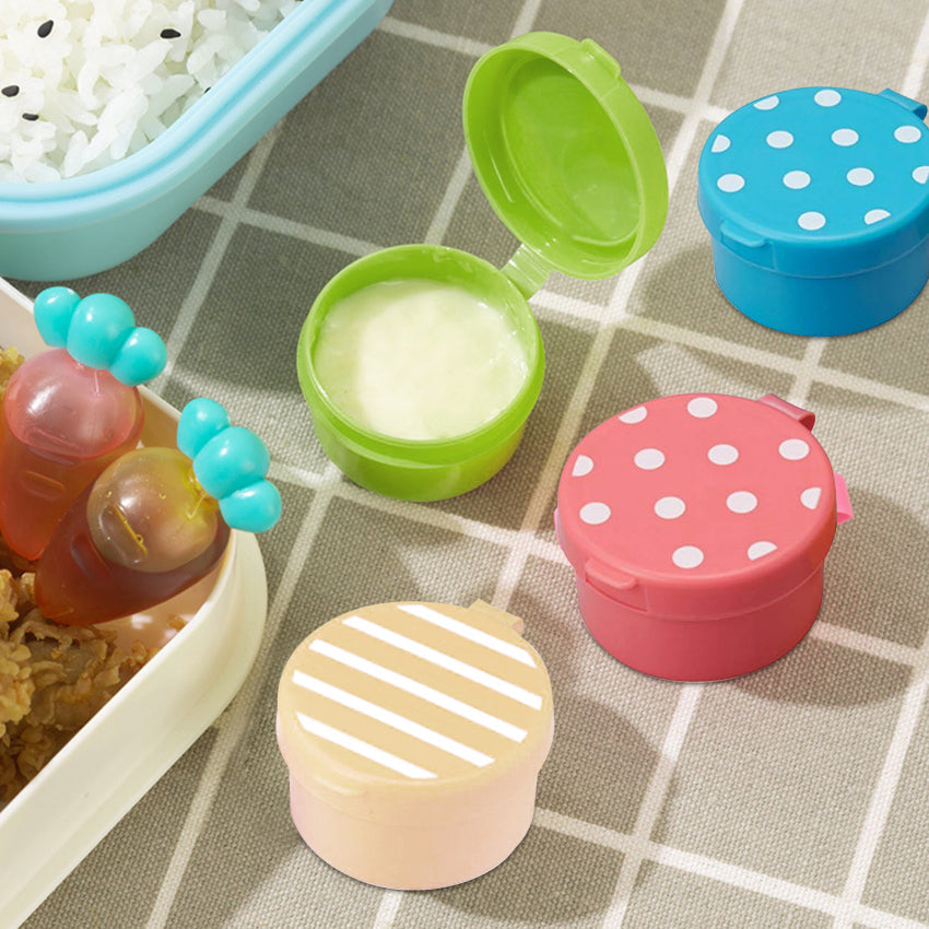 4Pcs Mini Sauce Containers, Home and Living 