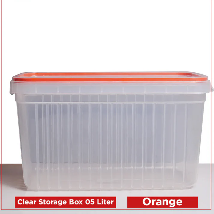 5Ltr Clear Storage Box, Kitchen Accessories 