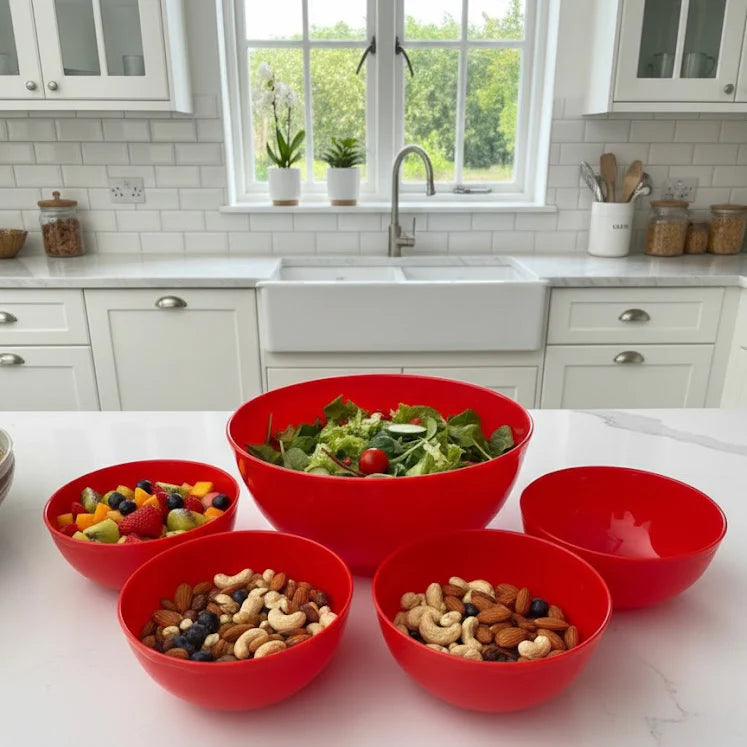 5Pcs Lavenna Bowl Set, Kitchen Accessories 