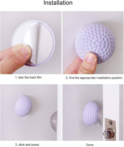 5Pcs Rubber Wall Protector, Home and Living 