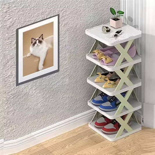 5 Layer Plastic Shoe Rack