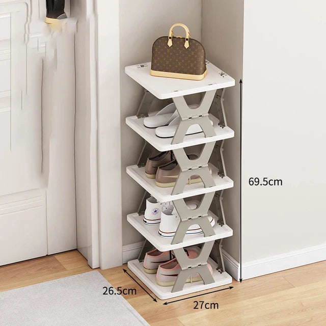 5 Layer Plastic Shoe Rack