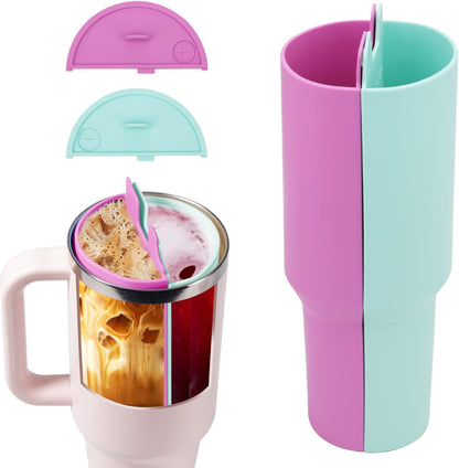 Silicone Travel Mug With Structured Compartments