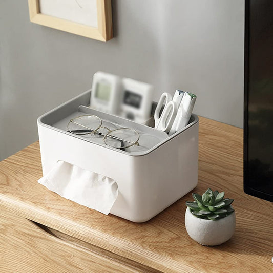 ElegantHome Divided Tissue Holder