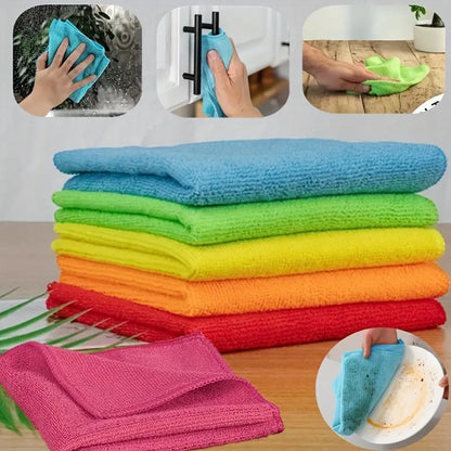 6PCS Multi Purpose Reusable Microfiber Cleaning Cloths
