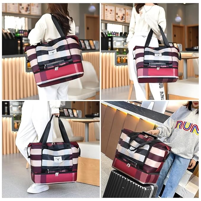 Expandable Travel Bag Trendy Multicolor Design