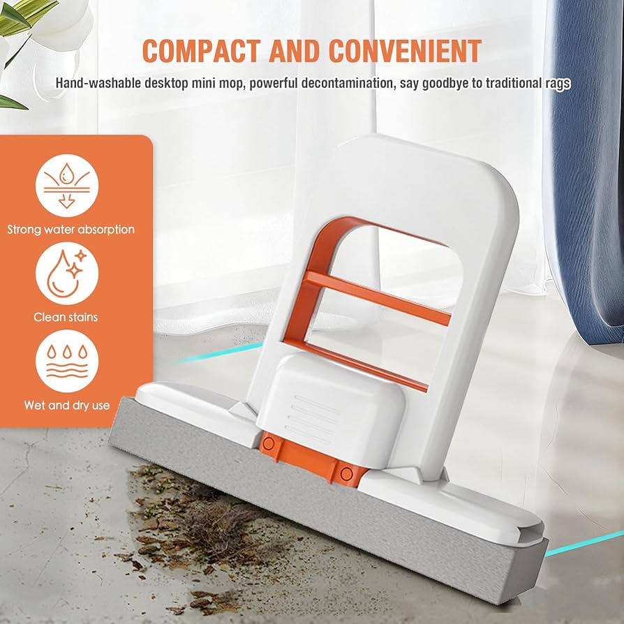Mini Mop Squeeze Cleaner Durable & Efficient