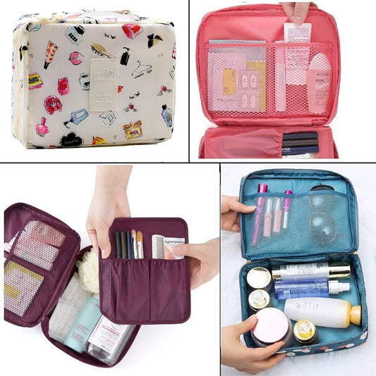 Portable Travel Cosmetic Toiletry Hanging Bag
