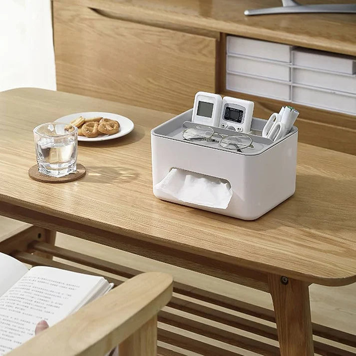 ElegantHome Divided Tissue Holder