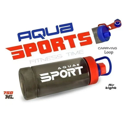 750ml Aqua Sports Water Bottle – Portable Drinking Bottle (Random Color)