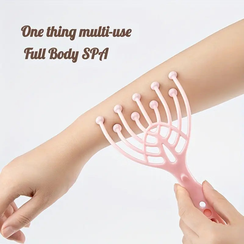 Portable 9 Claw Head Massager For Stress Relief