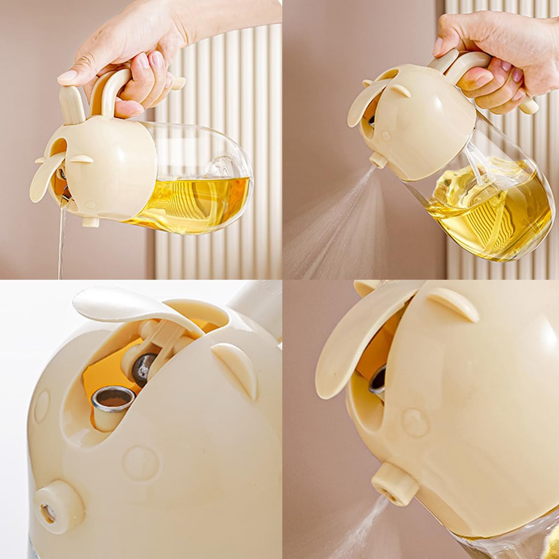 Bear 2in1 Glass Oil Dispenser