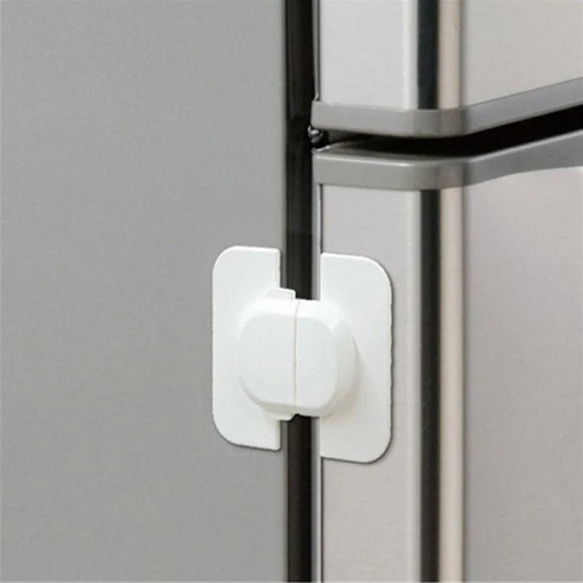 Childproof Premium Refrigerator Door Lock Clip System