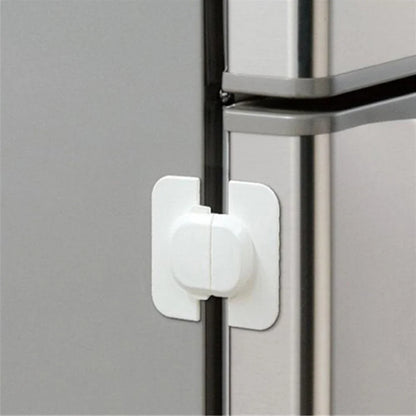 Childproof Premium Refrigerator Door Lock Clip System