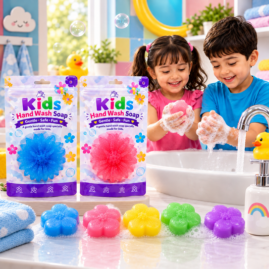 Cute Kids Flower Soap – Fun & Practical Hand Cleaning Soap