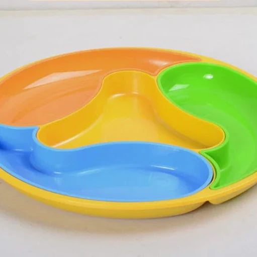 4 Section Food Serving Dolphin Tray