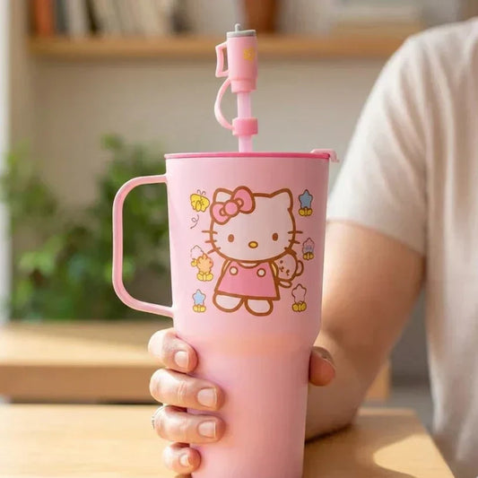 Cute Printed Plastic Tumbler Cup (Assorted Designs)