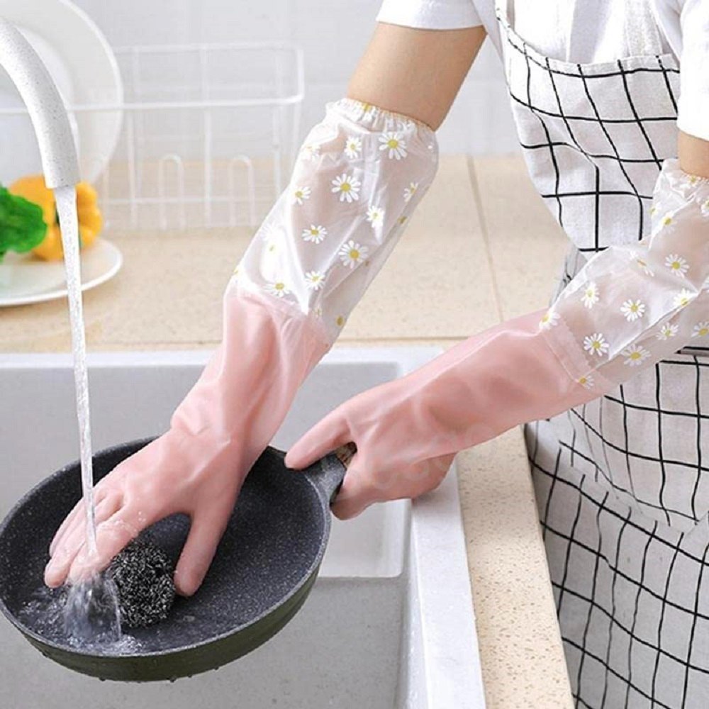 Durable Long Arm Silicone Gloves Flexible & Long Lasting