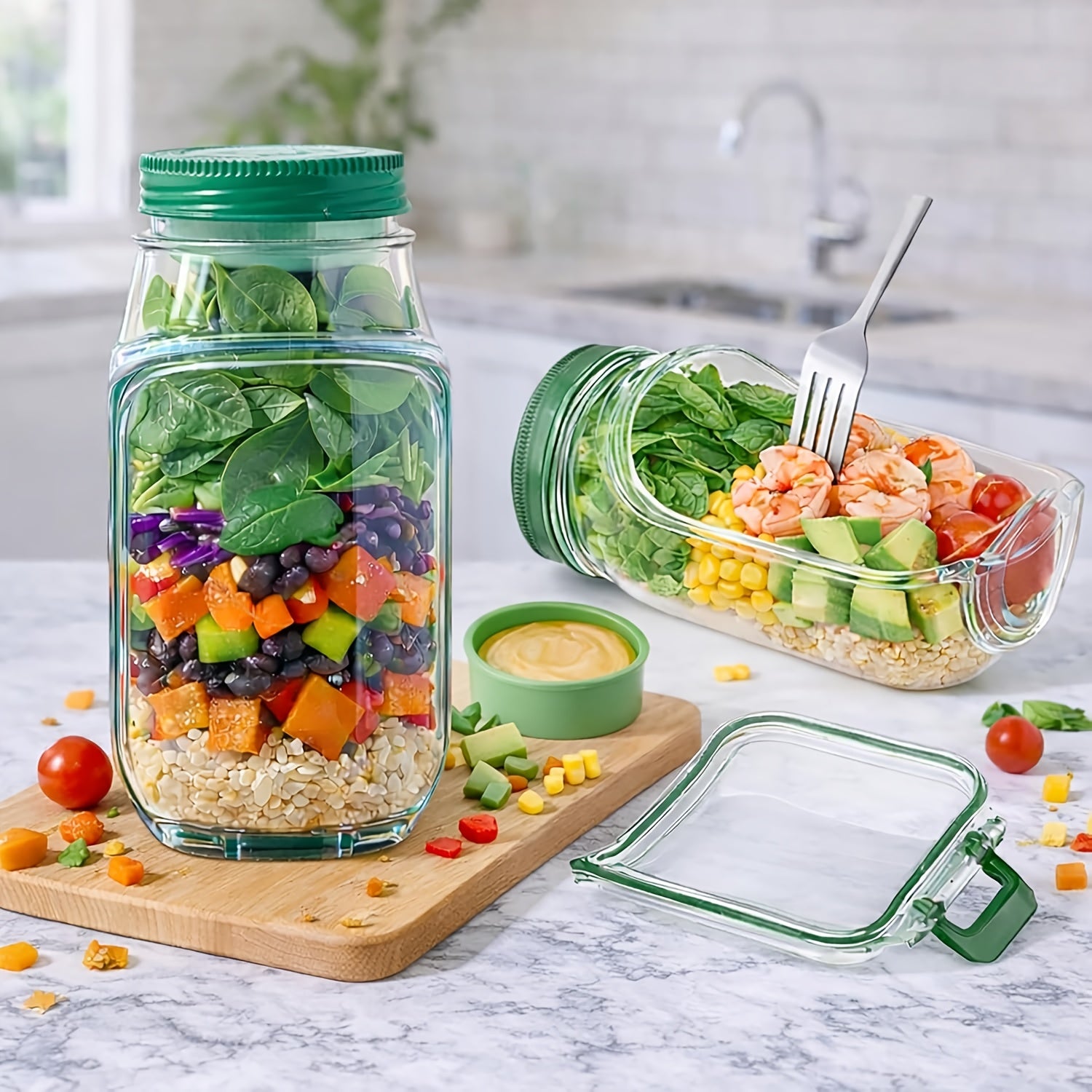 Fresh Seal Portable Salad & Snack Container