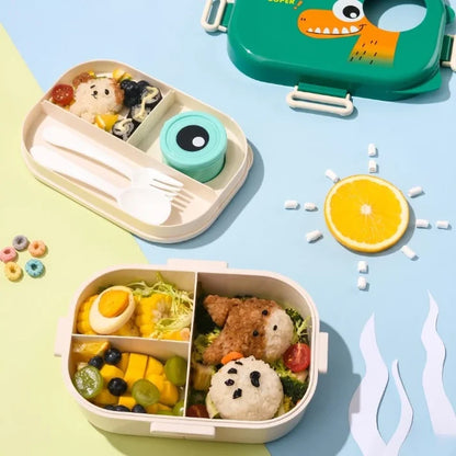 Dino Double Layers Lunch Box