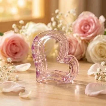 3Pcs Heart Shaped Hair Clutcher Claw Clip