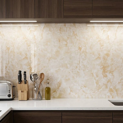 Marble Pattern Self-Adhesive Wall Sticker Sheet