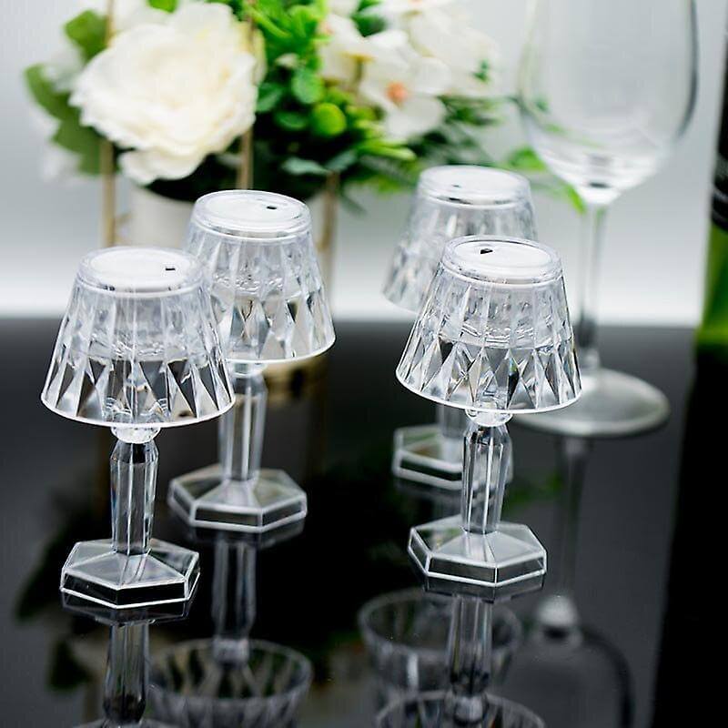 Mini Crystal Table Lamp, Home and Living 