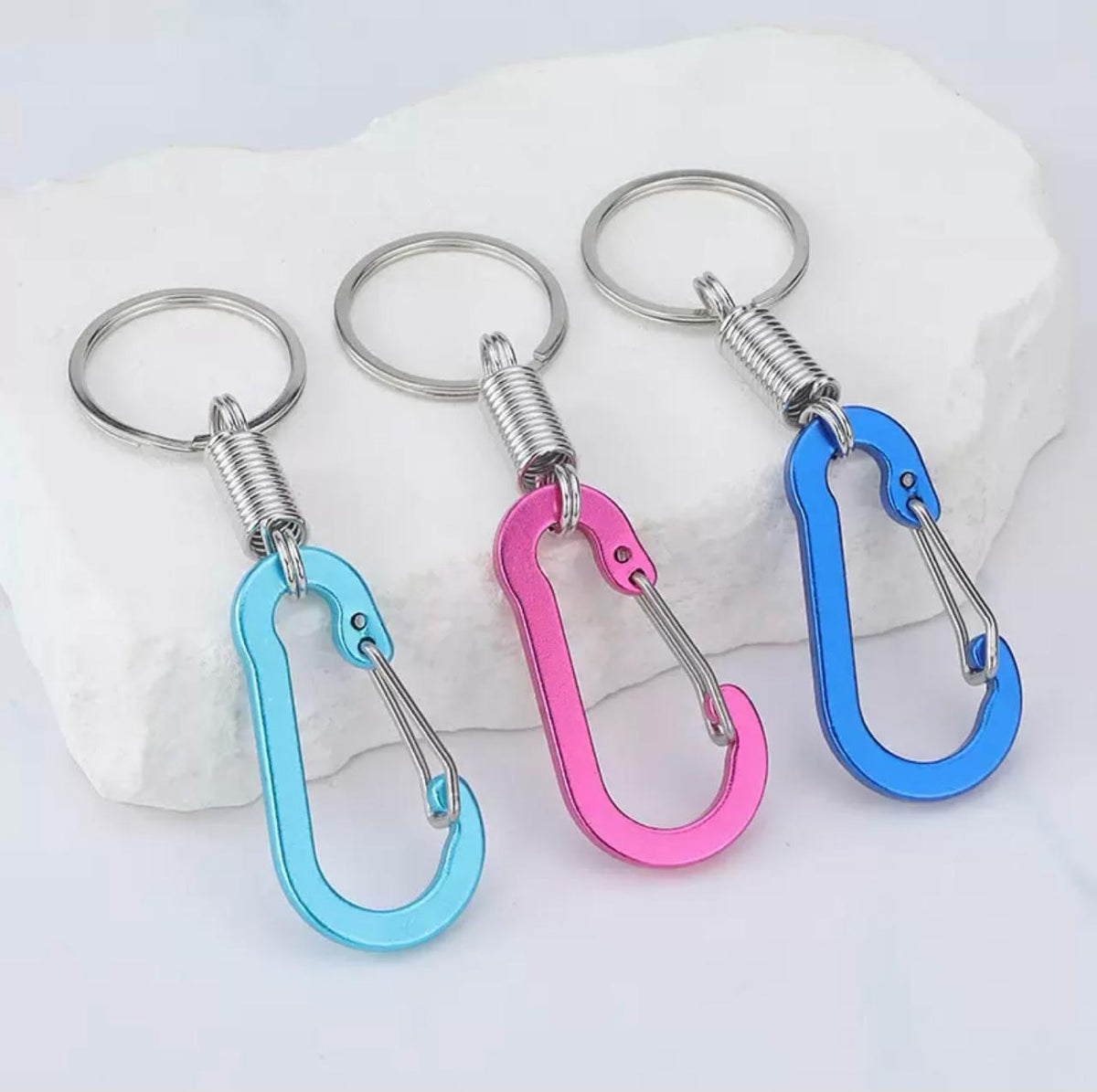 Mini Metal Carabiner Keychain – Practical Clip Hook