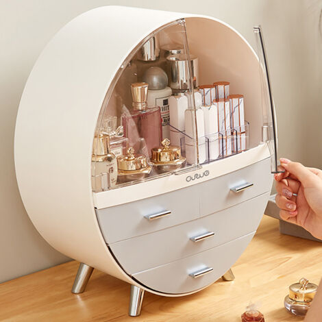 Oval Shaped Cosmetic Organizer, Jewerly Organizer 
