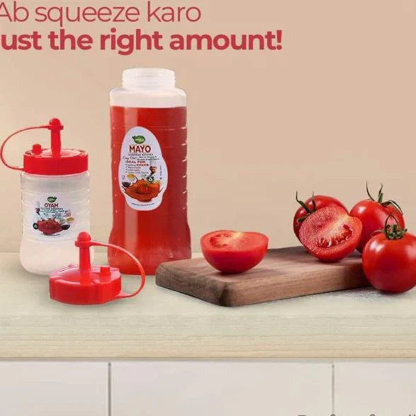 Multipurpose Plastic Squeeze Bottle For BBQ & Salad
