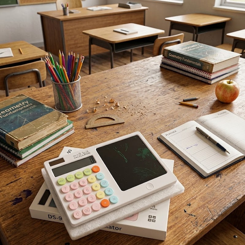 Portable Corporate Business LCD Calculator Executive Notepad Edition