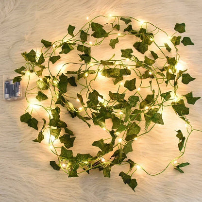 2 Meter Green Artificial Hanging Strips Light For Weddings & Parties