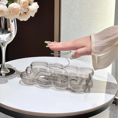 LuxeShine Clear Acrylic Tissue Case